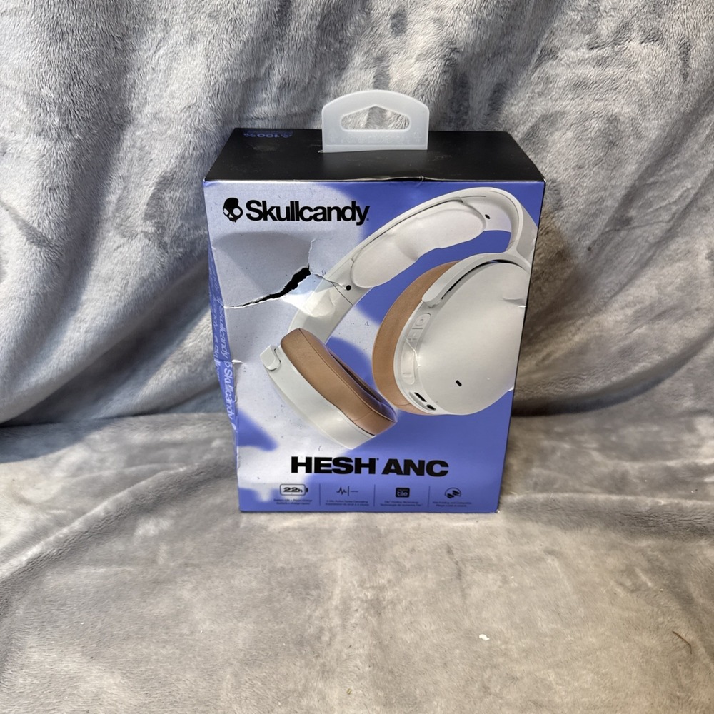 Skullcandy HESH ANC Wireless Over-Ear Headphones - Mod White (S6HHW-N747)